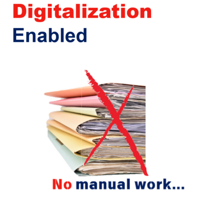 Digitalization - No manual work